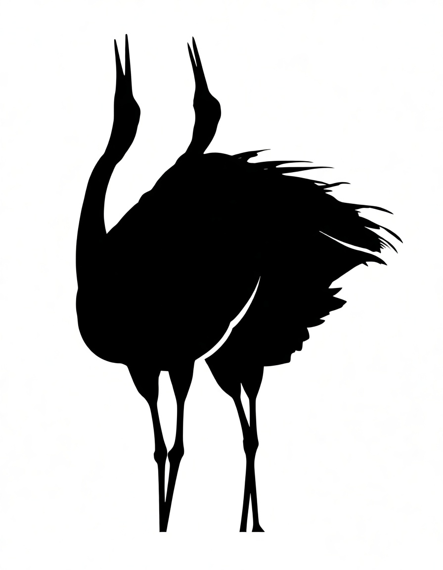 Siberian Crane Figurine free 3D printable STL