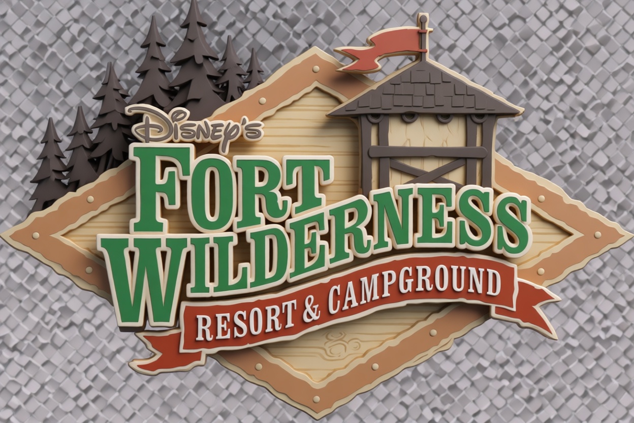Fort Wilderness Sign Sculpture - Free 3D Printable STL File