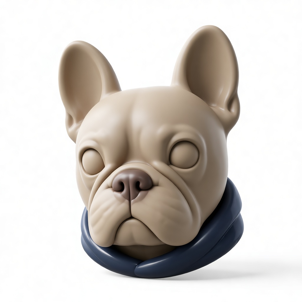 French Bulldog Bust free 3D printable STL