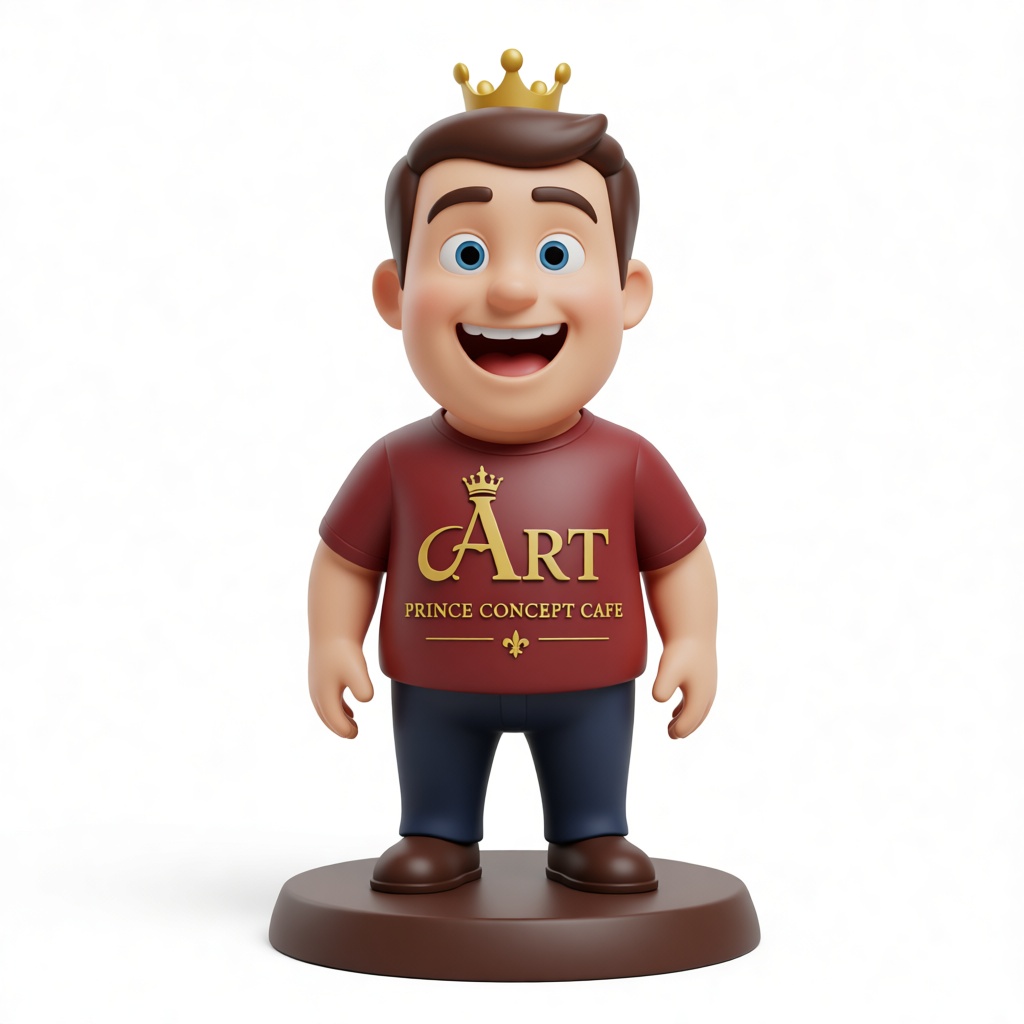 Prince Concept Cafe Figurine free 3D printable STL