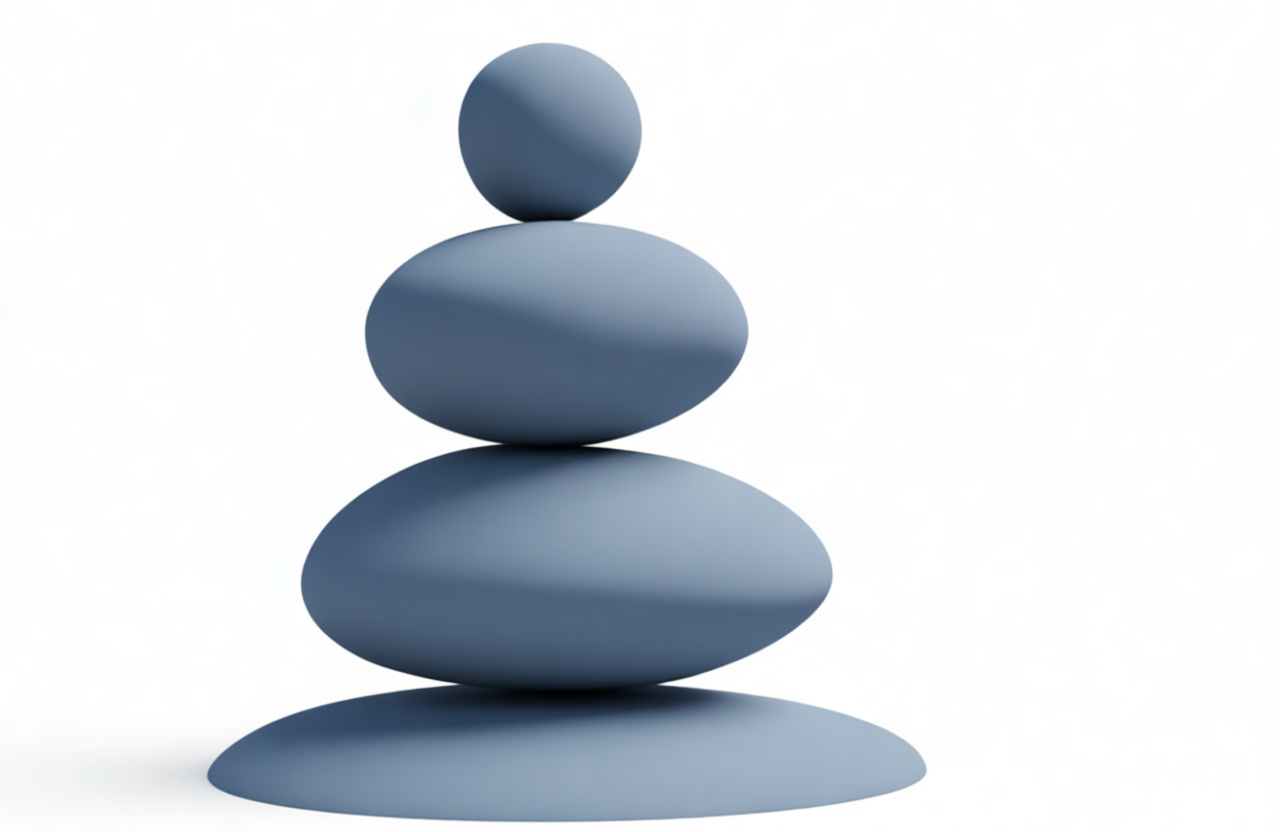 Zen Stone Stack Sculpture free 3D printable STL