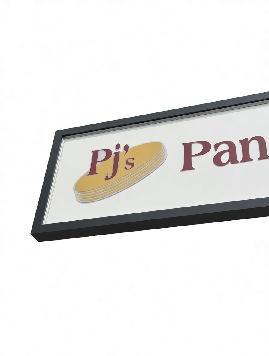 Pj's Pancake Shop Sign free 3D printable STL
