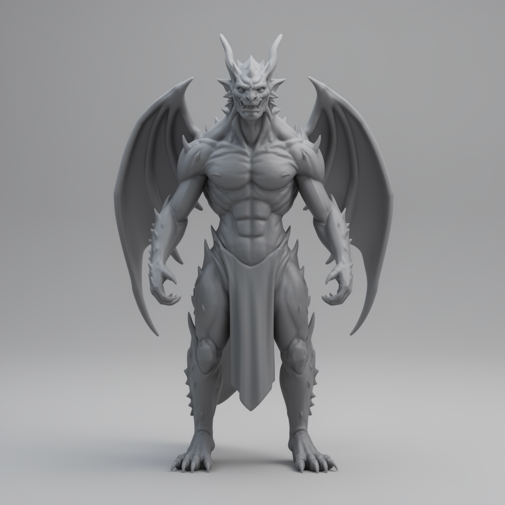 Daemon Fantasy Bust free 3D printable STL