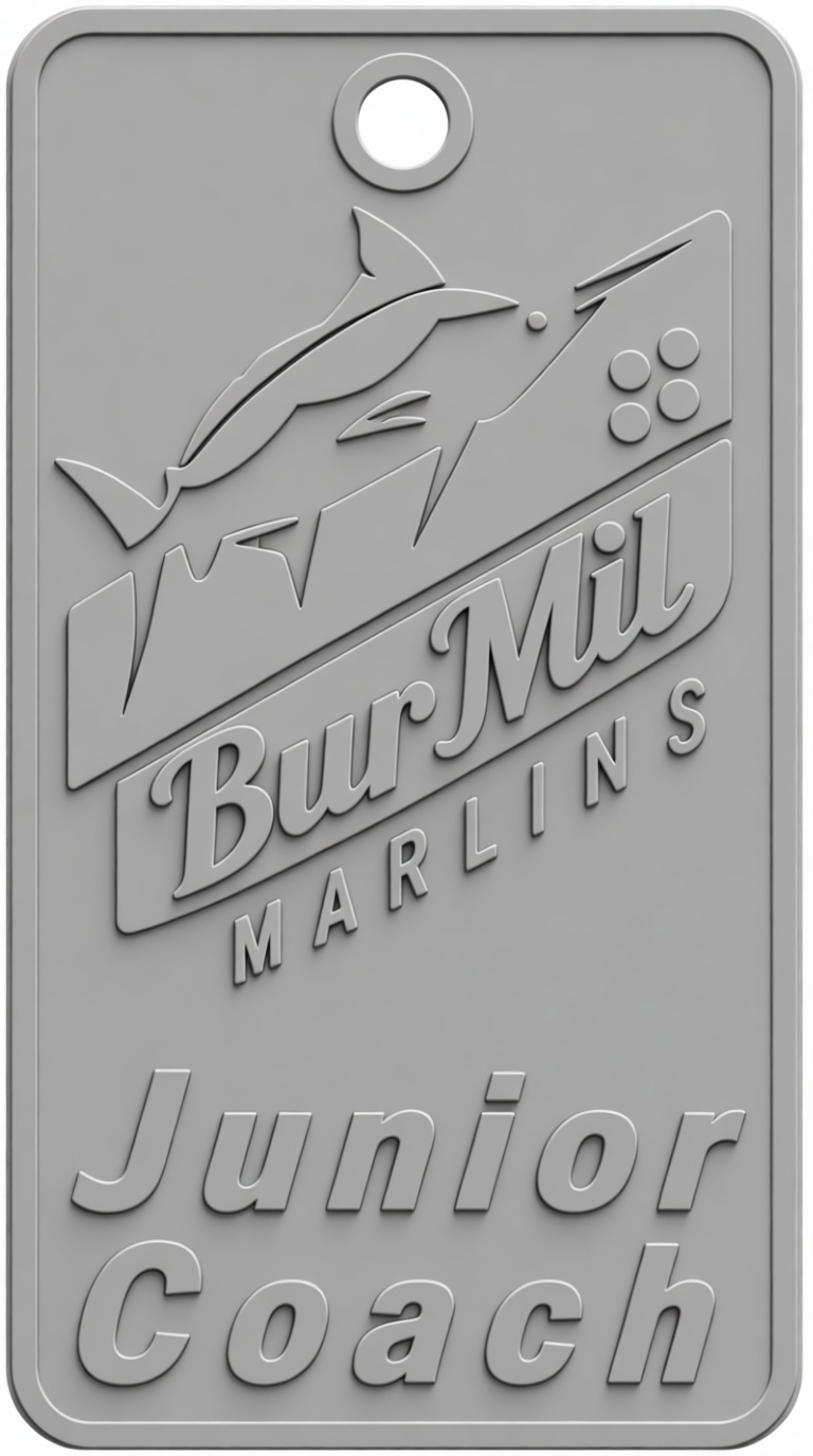 BurMil Marlins Coach Tag free 3D printable STL