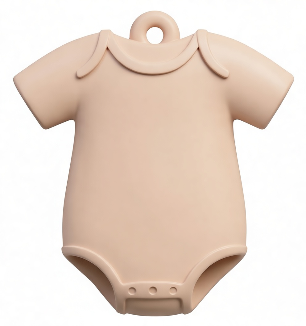 Baby Onesie Pendant free 3D printable STL