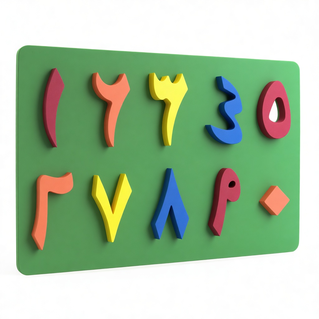 Hebrew Alphabet Blocks free 3D printable STL