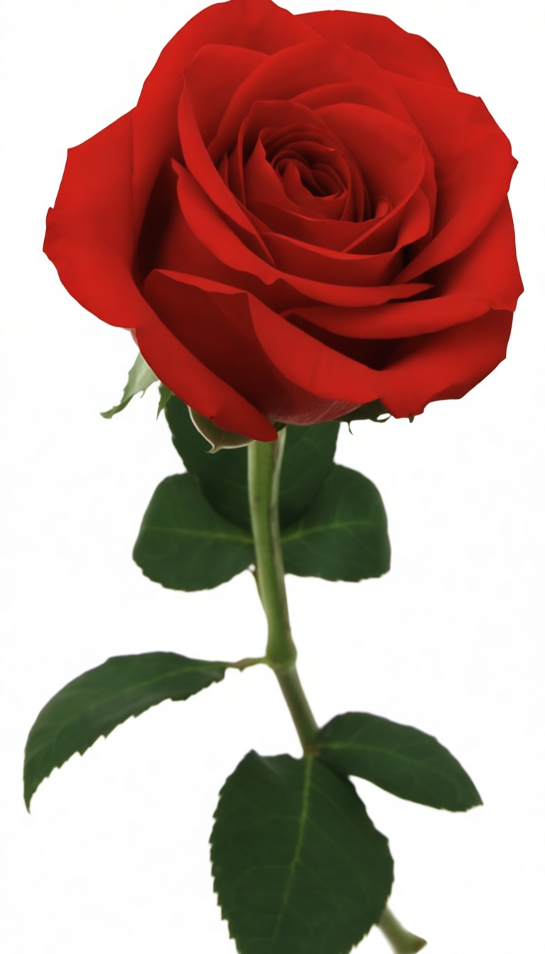 Red Rose Flower Model free 3D printable STL