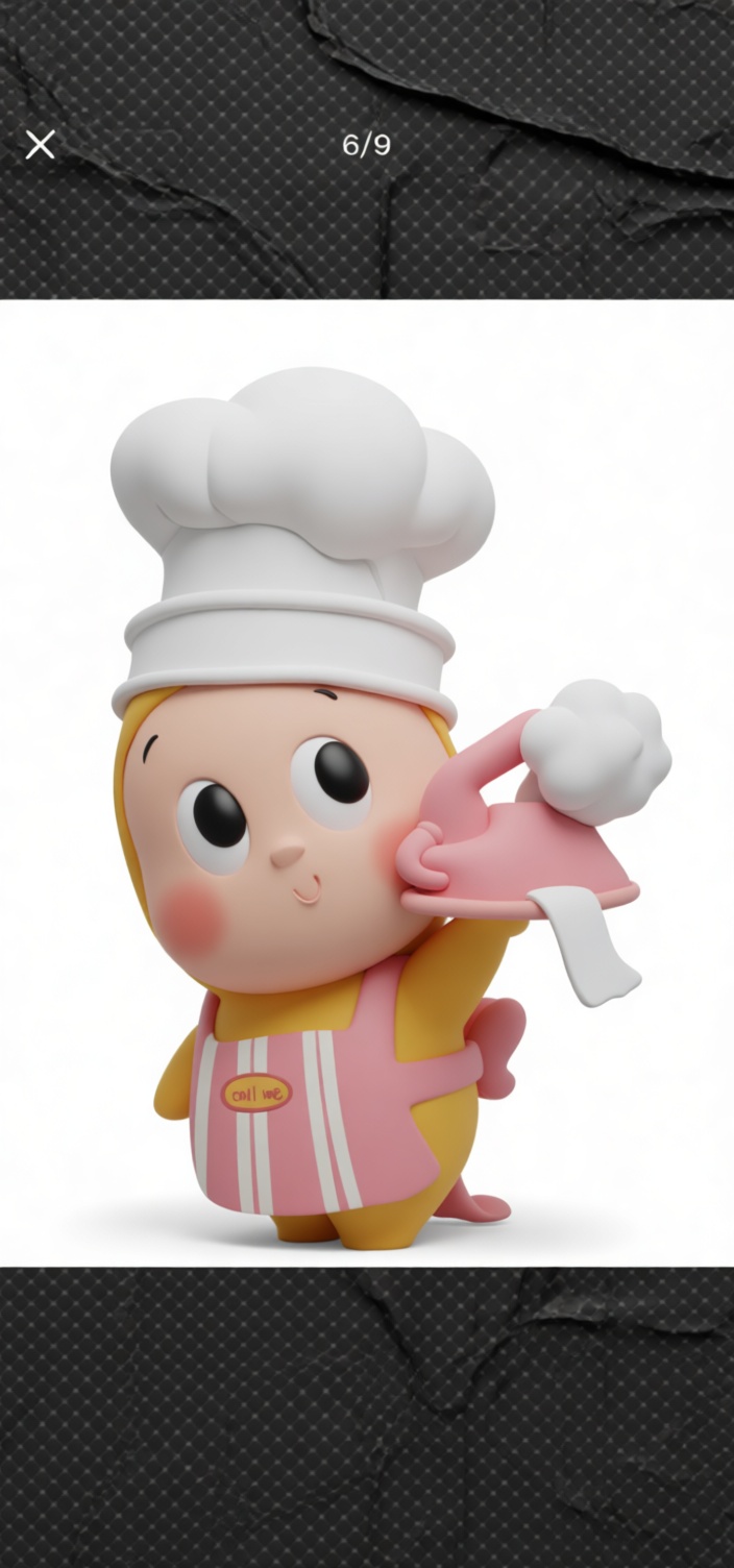 Chef Hamster Figurine free 3D printable STL
