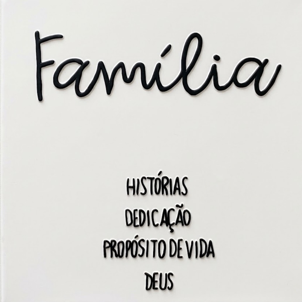 Familia Wall Sign free 3D printable STL