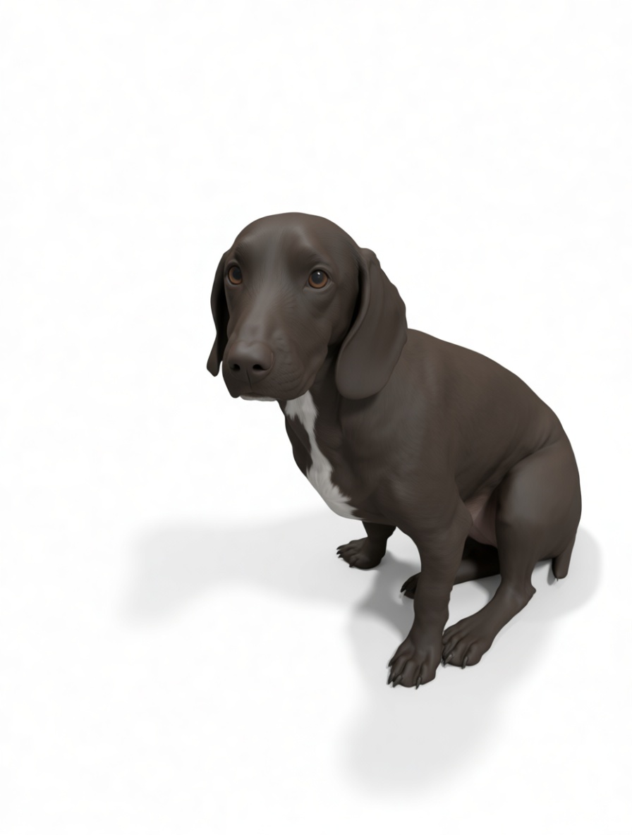 Dachshund Dog Figurine - Free 3D Printable STL File
