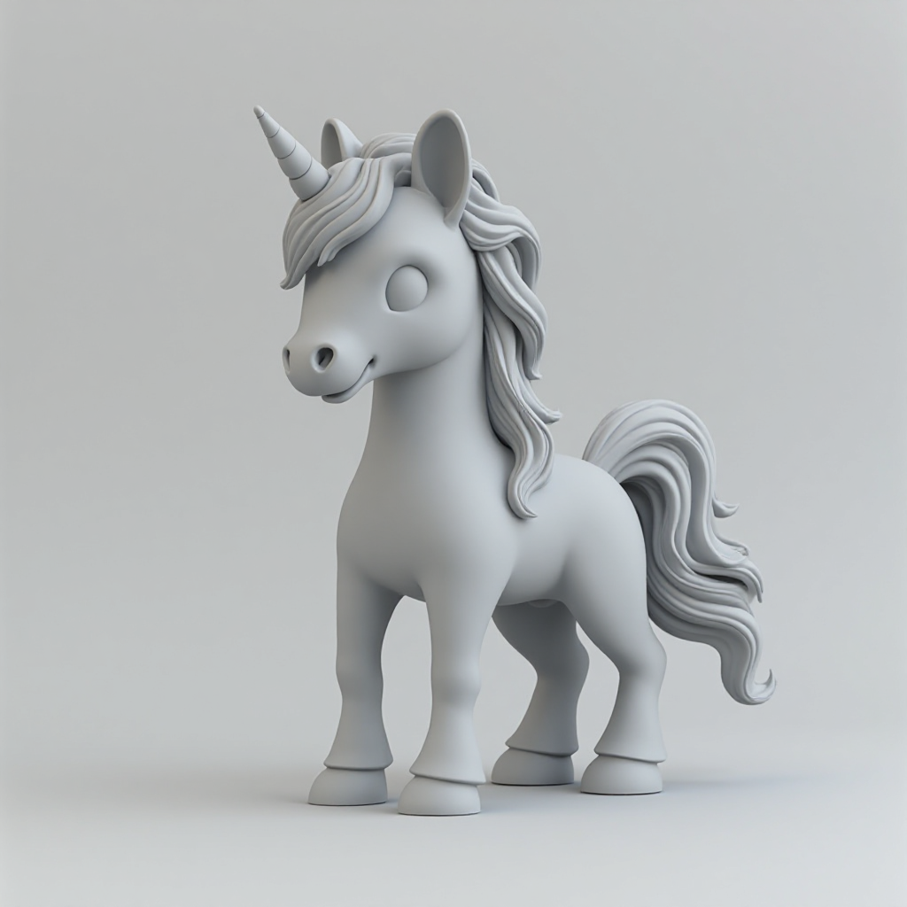 Cute Unicorn Wall Decor free 3D printable STL