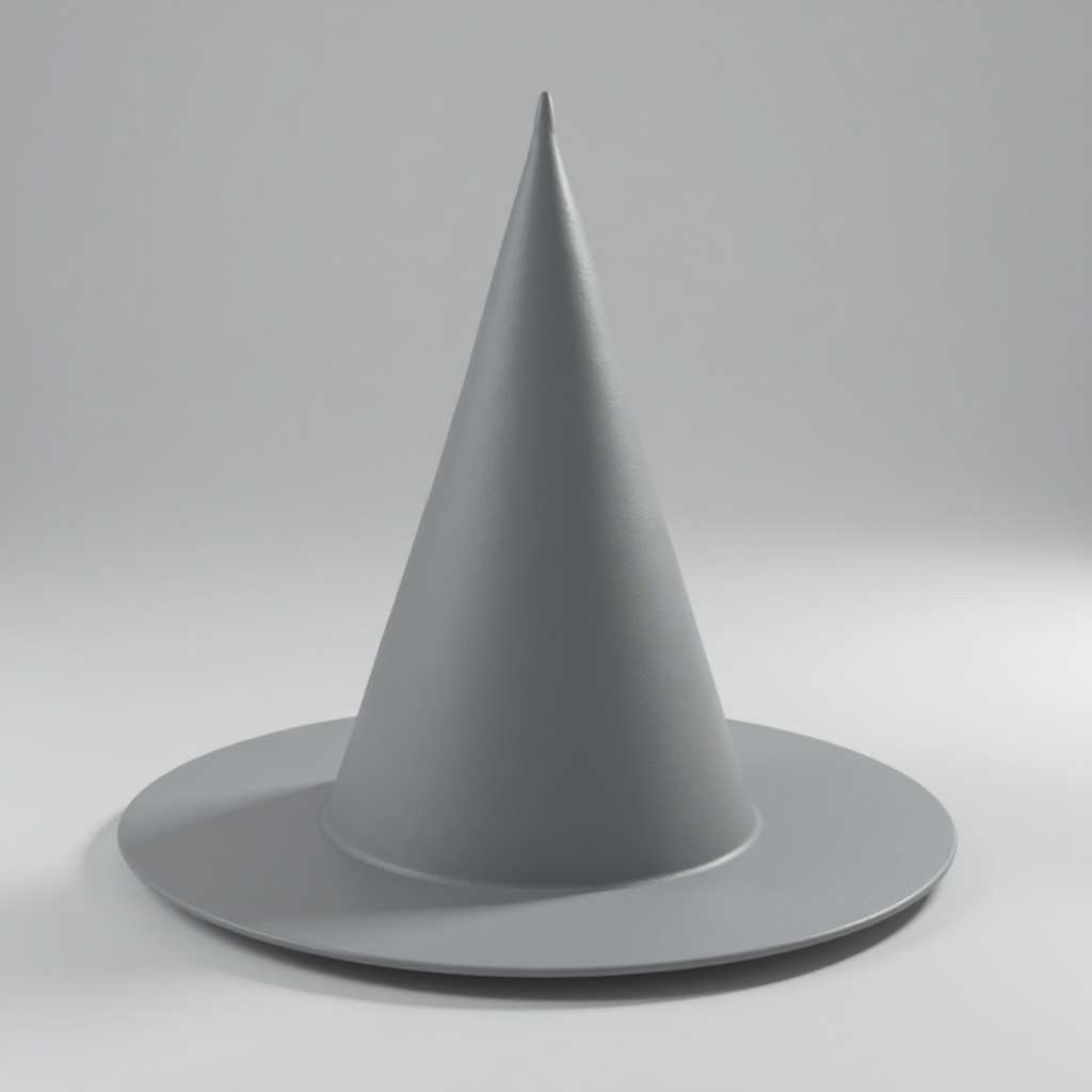 Witch Hat Figurine free 3D printable STL