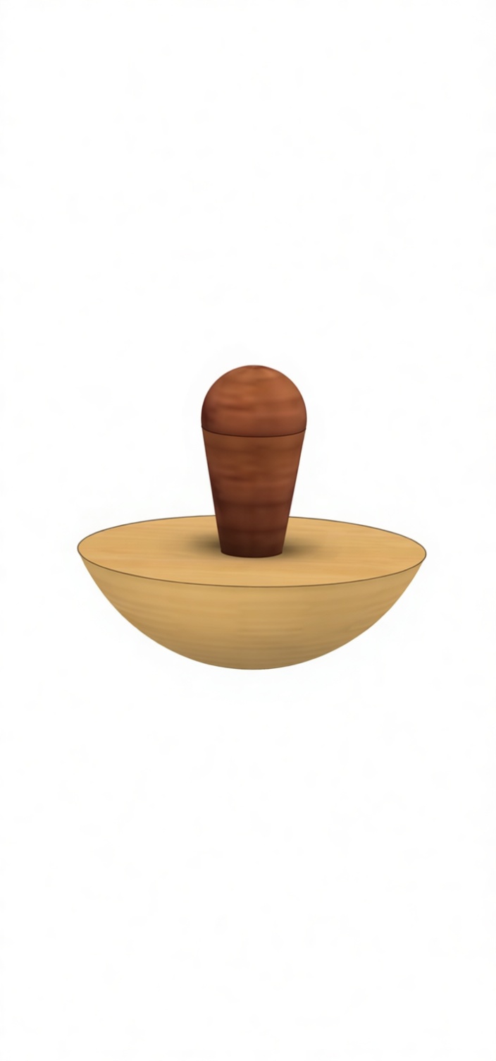 Wooden Top Toy free 3D printable STL