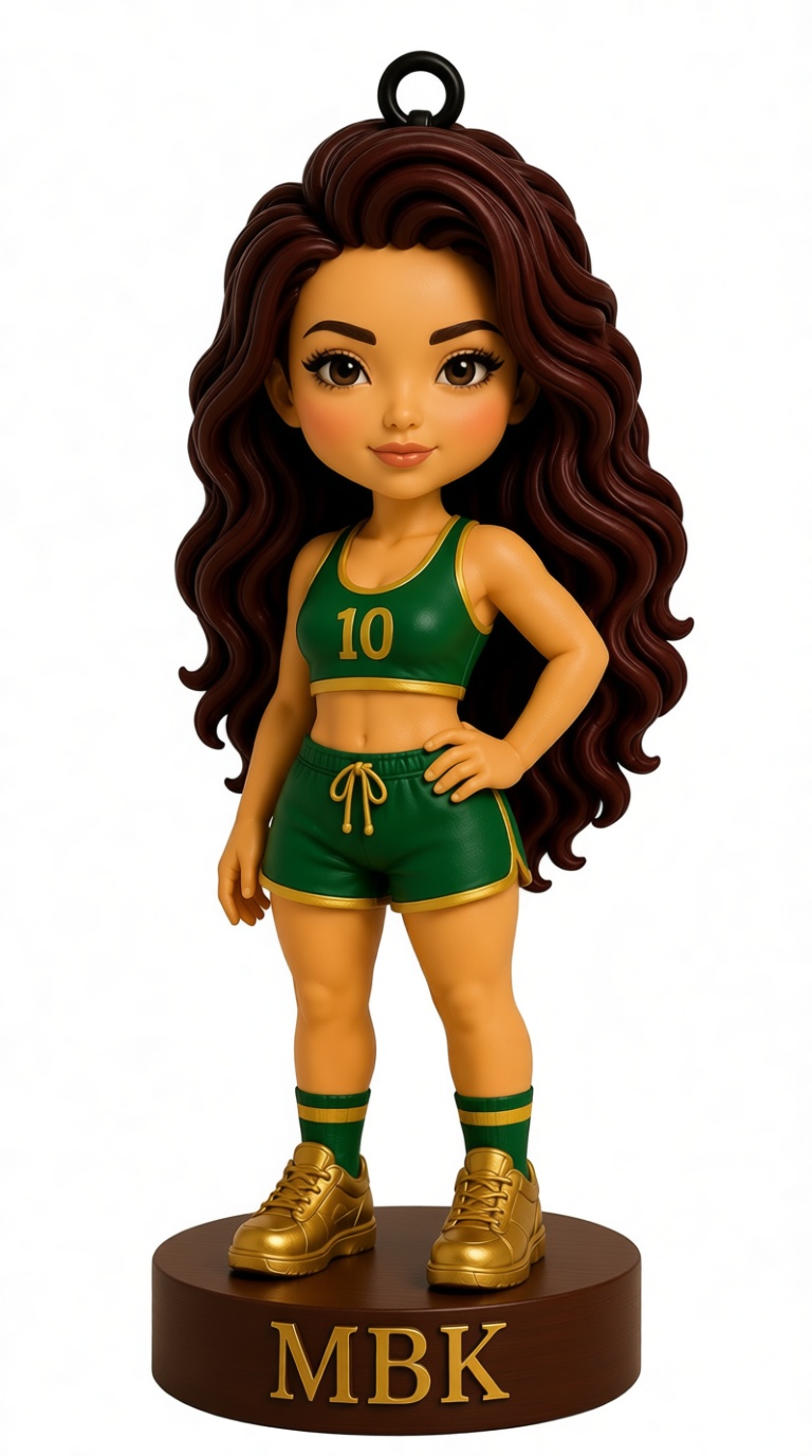 Sporty Girl Figurine free 3D printable STL