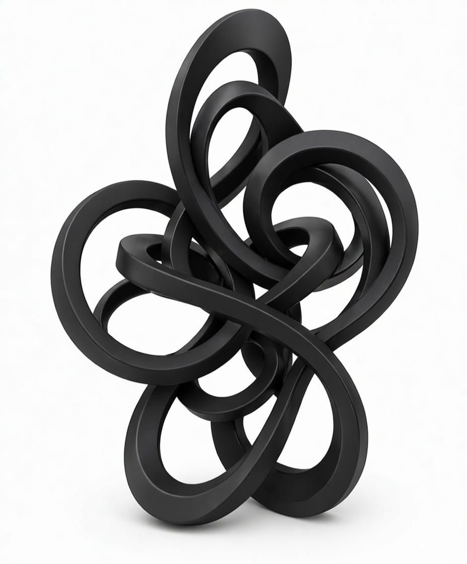 Abstract Knot Sculpture free 3D printable STL