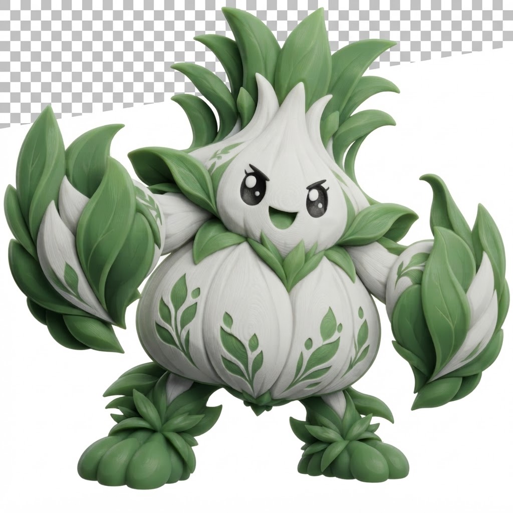 Eldegoss Pokémon Figurine free 3D printable STL