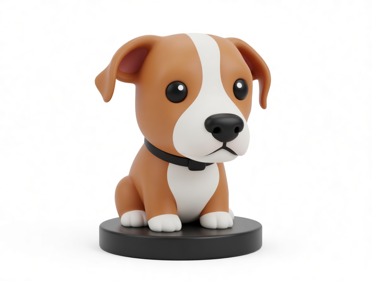 Boxer Puppy Figurine free 3D printable STL