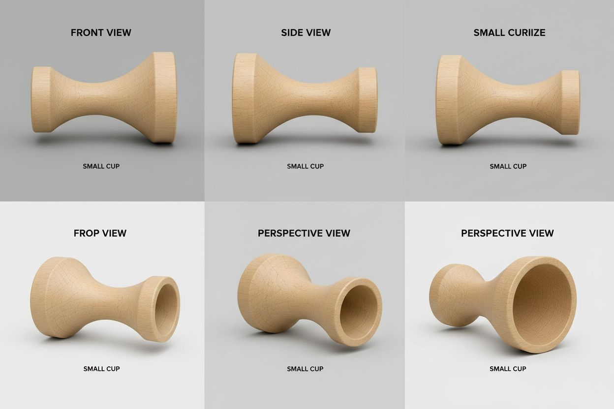 Wooden Mortar Miniature free 3D printable STL
