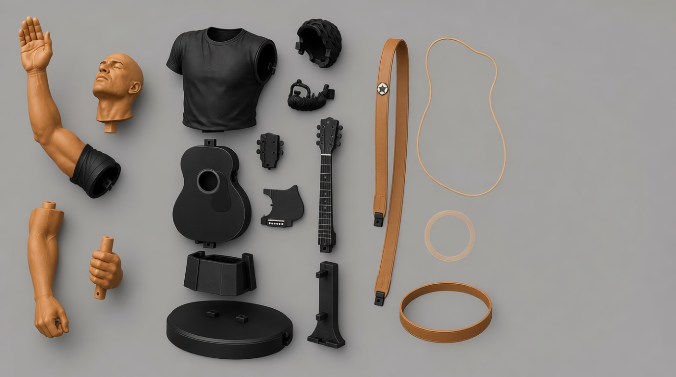 Guitar Player Figurine free 3D printable STL