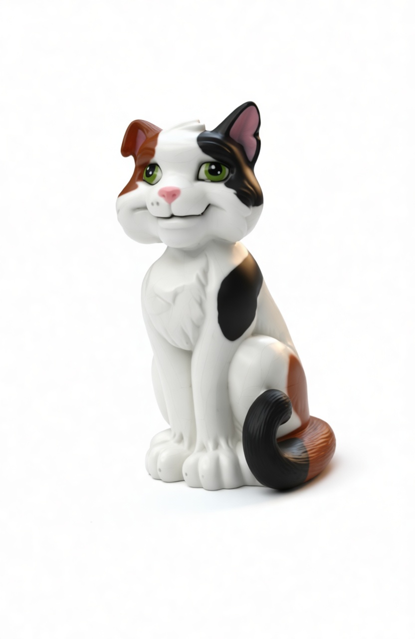 Calico Cat Figurine free 3D printable STL