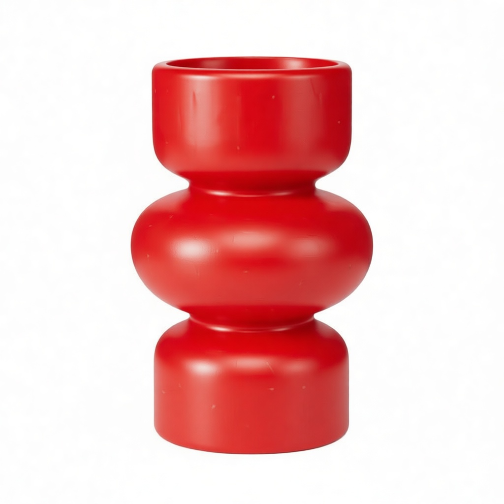 Modern Red Vase free 3D printable STL