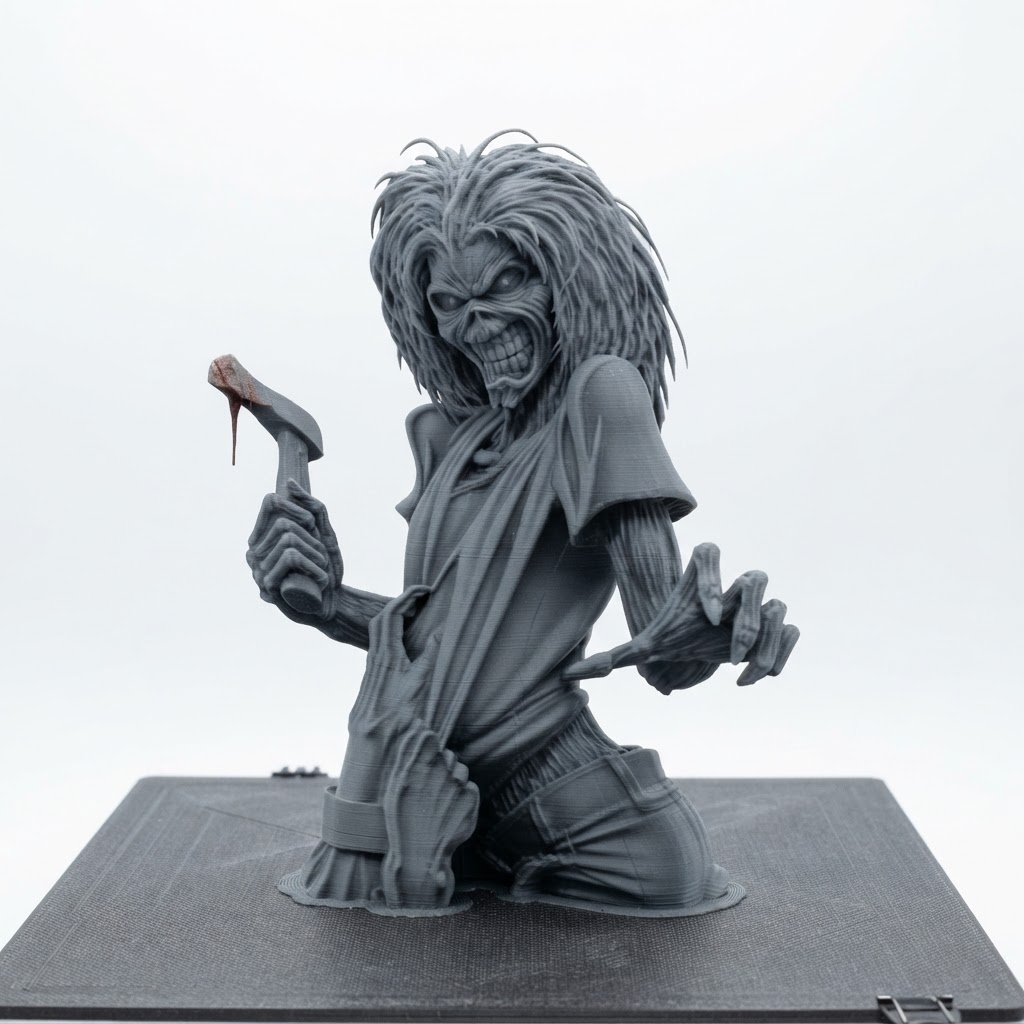 Eddie Iron Maiden Figurine free 3D printable STL