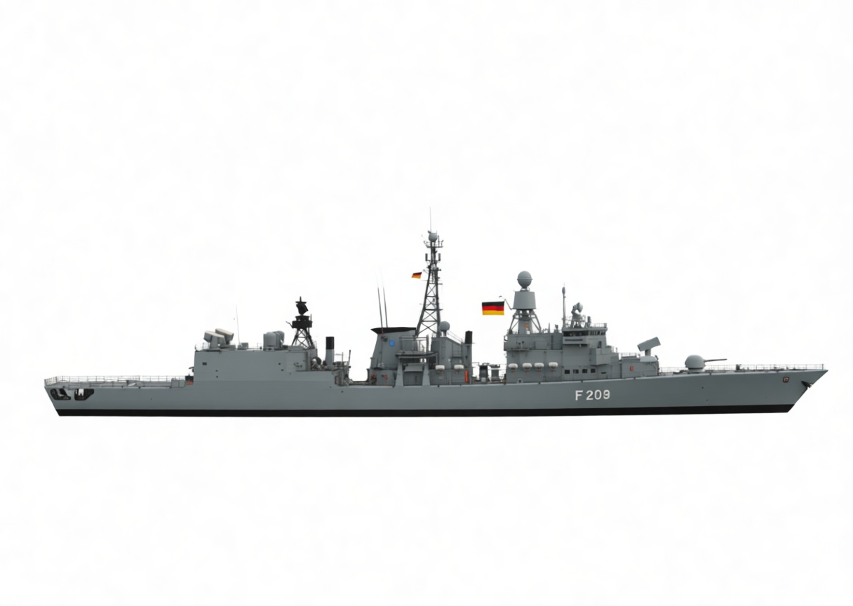 Bremen-class Frigate Model free 3D printable STL