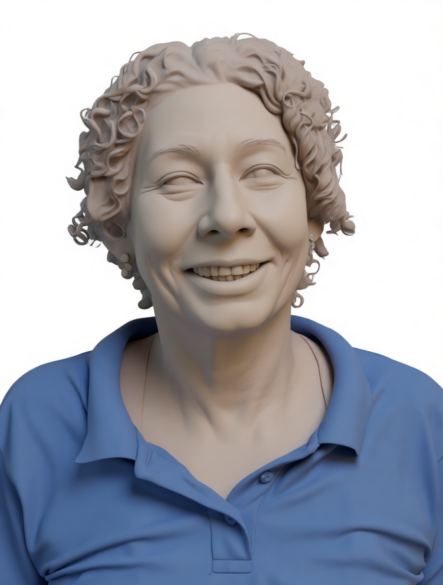 Smiling Woman Bust free 3D printable STL