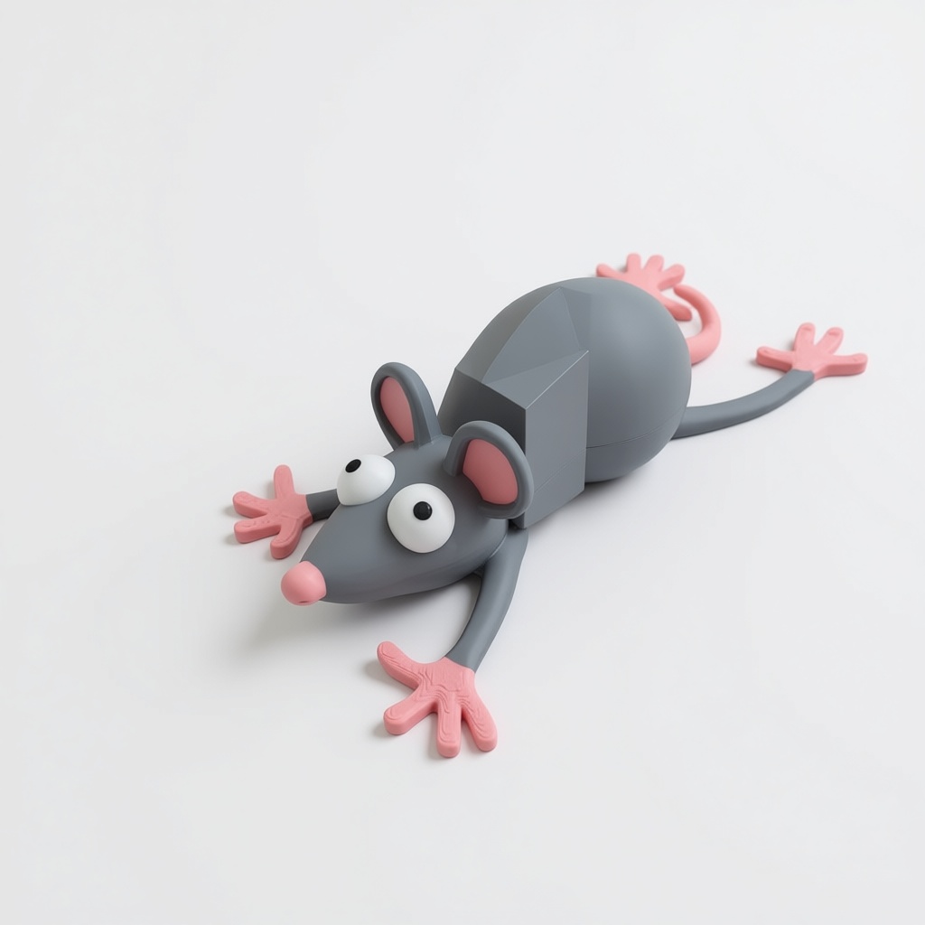 Cartoon Rat Figurine free 3D printable STL