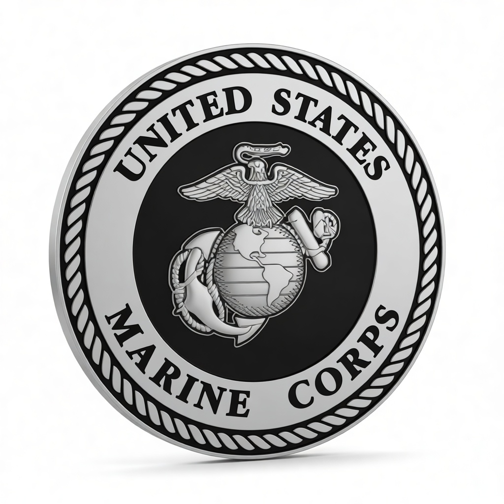 United States Marine Corps Emblem free 3D printable STL