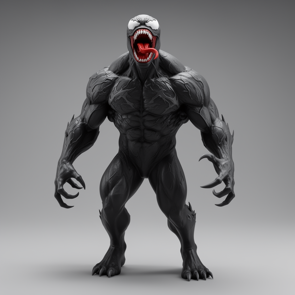 Venom Roaring Bust free 3D printable STL