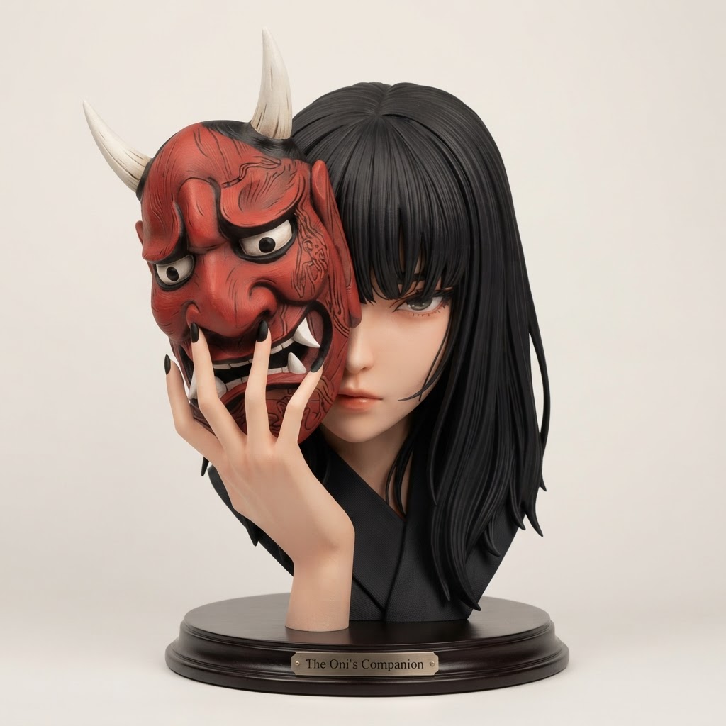 The Oni's Companion Bust free 3D printable STL