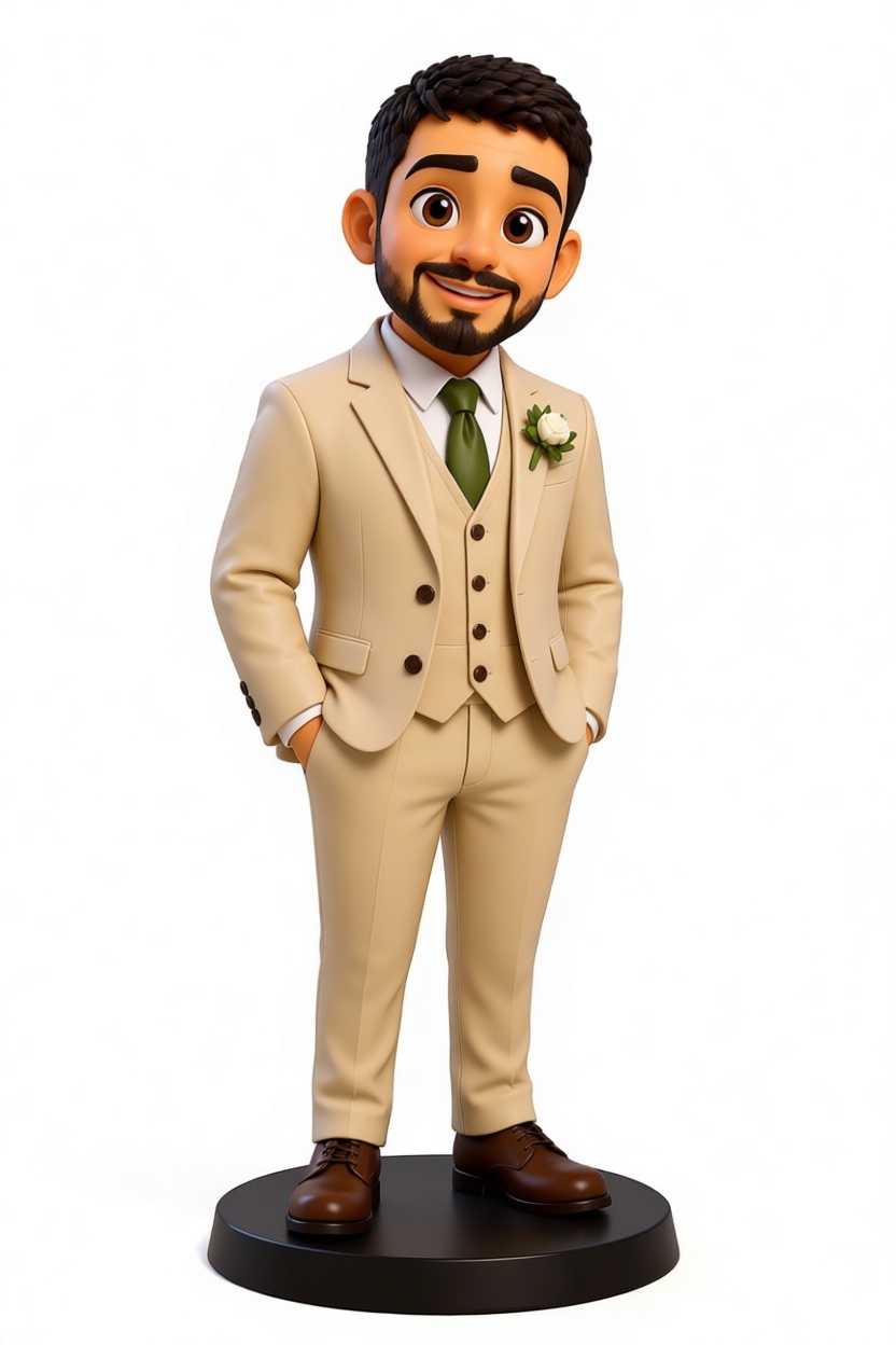 Groom Figurine free 3D printable STL