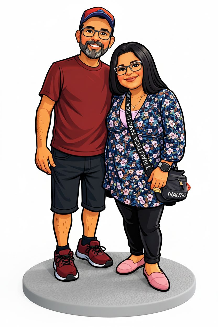 Customized Couple Figurine free 3D printable STL