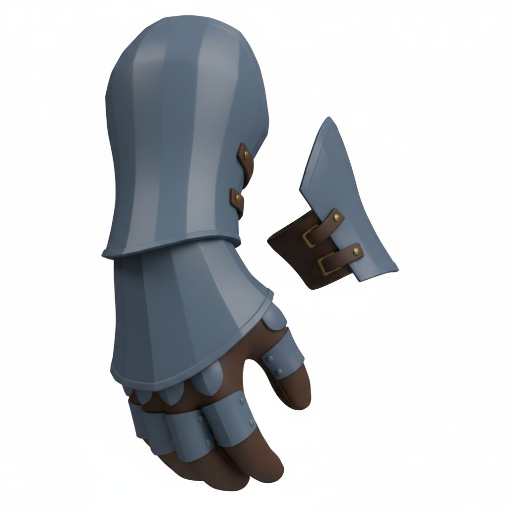 Stylish Fantasy Gauntlet free 3D printable STL