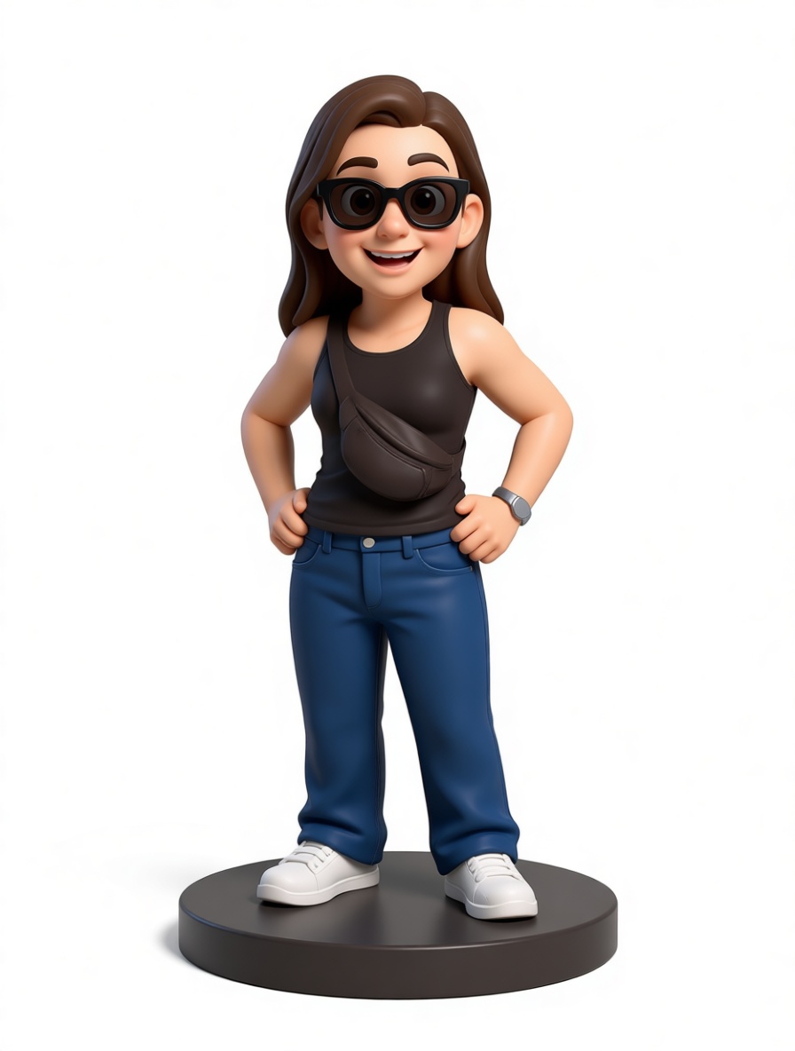 Casual Woman Figurine free 3D printable STL