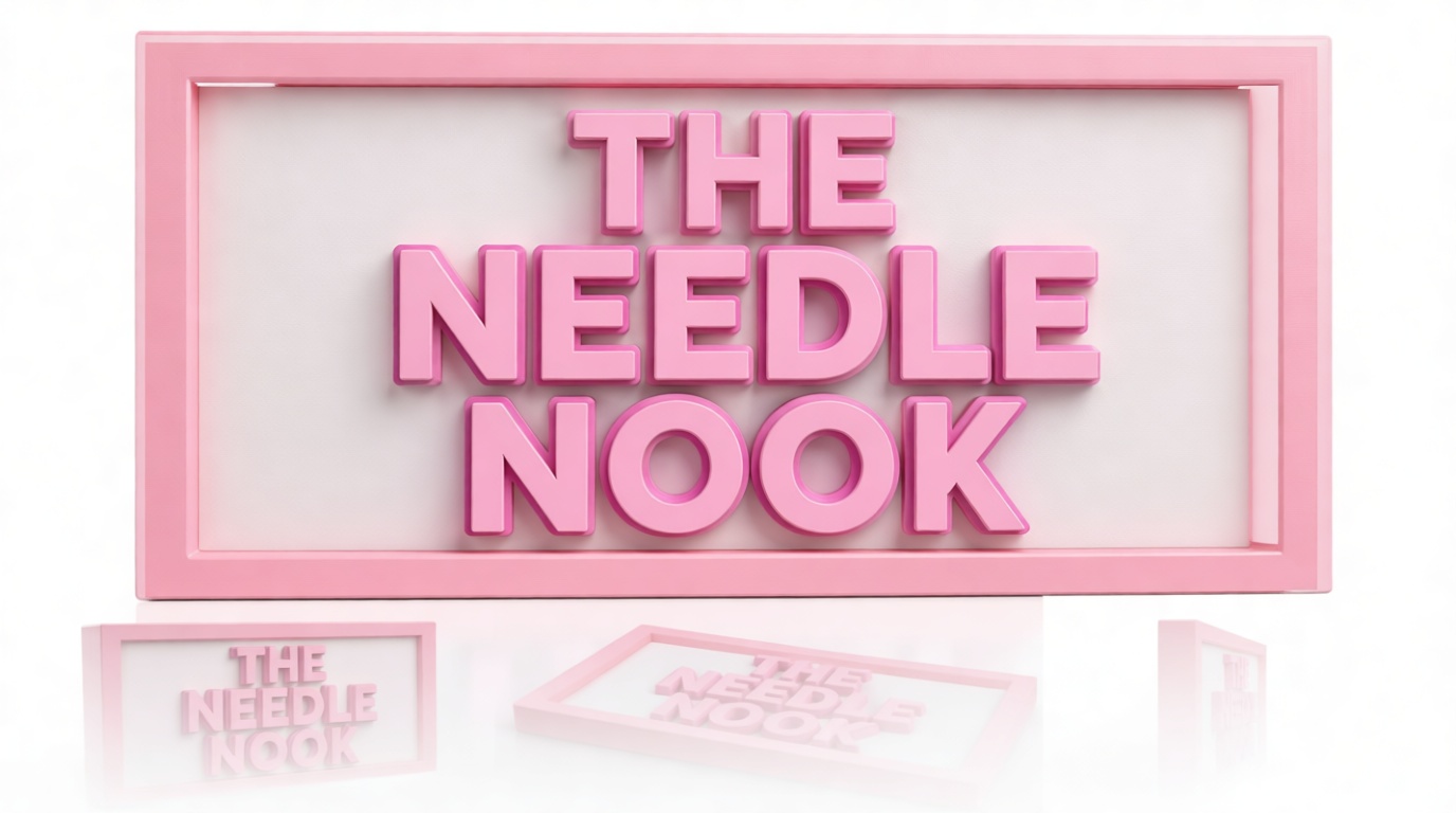 The Needle Nook Sign free 3D printable STL