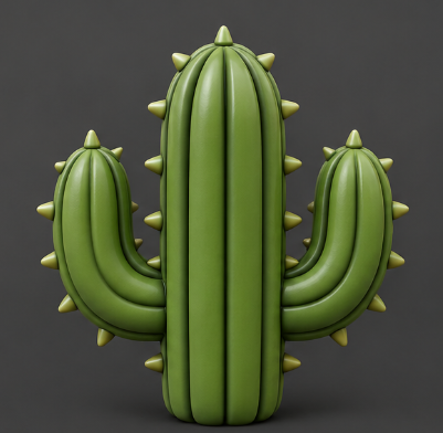 Saguaro Cactus Figurine free 3D printable STL