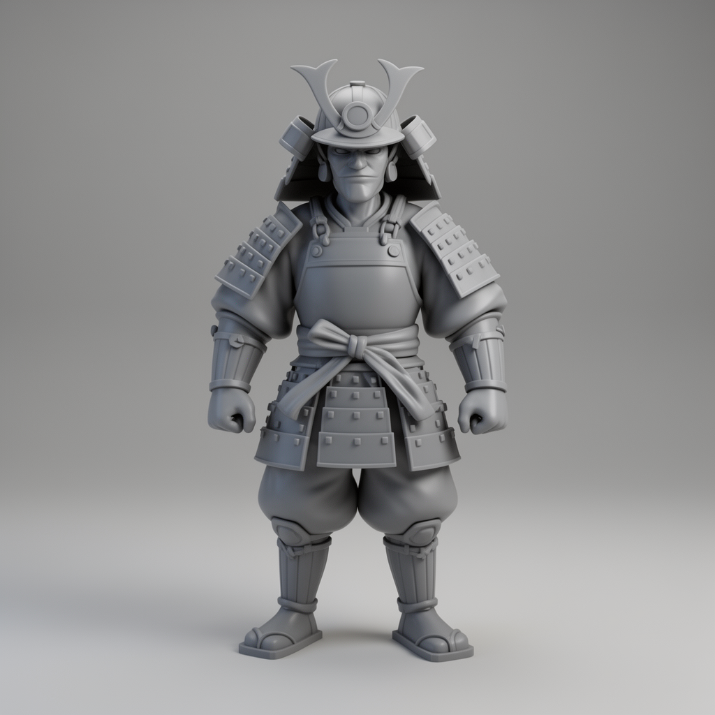 Samurai Jack Figurine free 3D printable STL