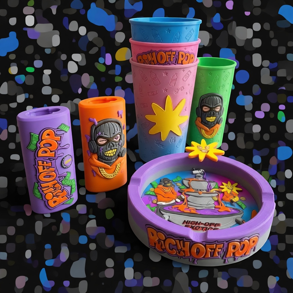 Rich Off Pop Set free 3D printable STL