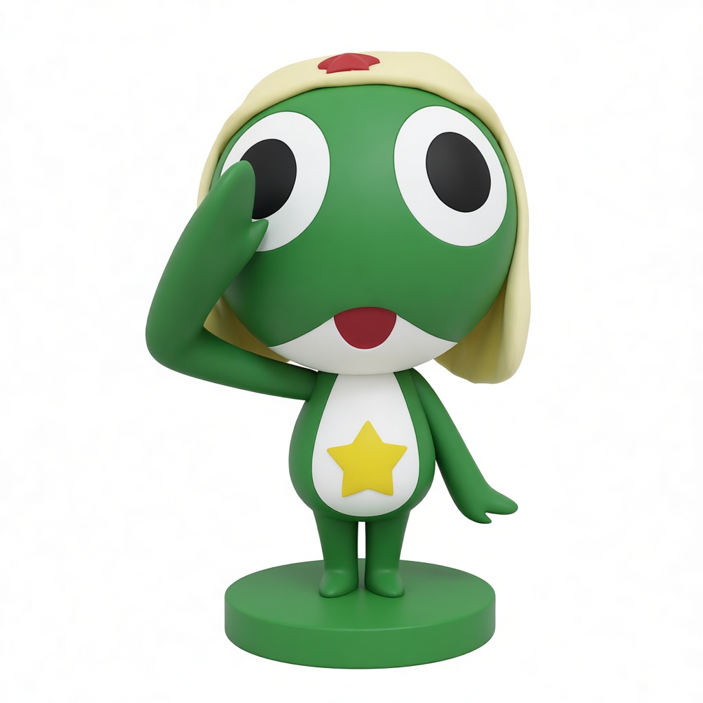 Keroro Sergeant Figurine free 3D printable STL