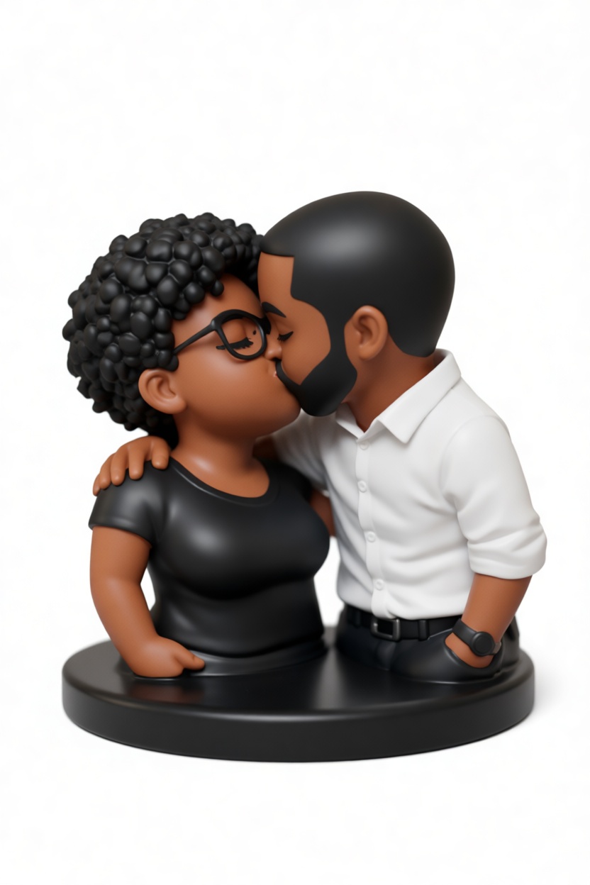 Couple Kissing Figurine free 3D printable STL