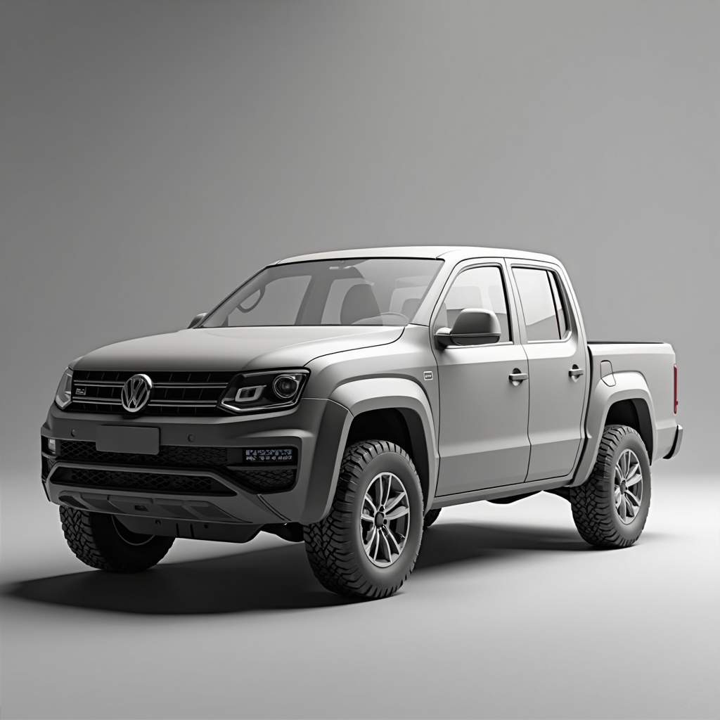 Amarok V6 Keychain Figurine free 3D printable STL