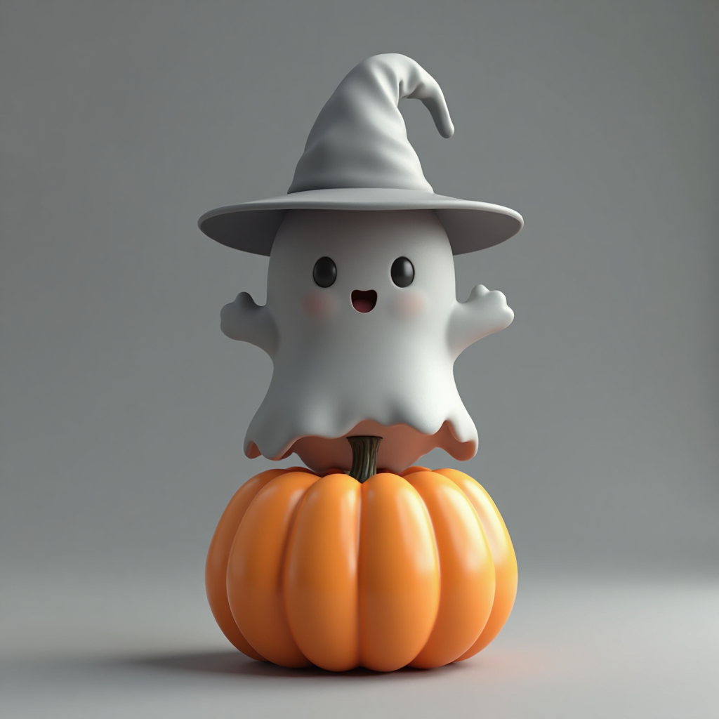 Halloween Ghost Figurine free 3D printable STL