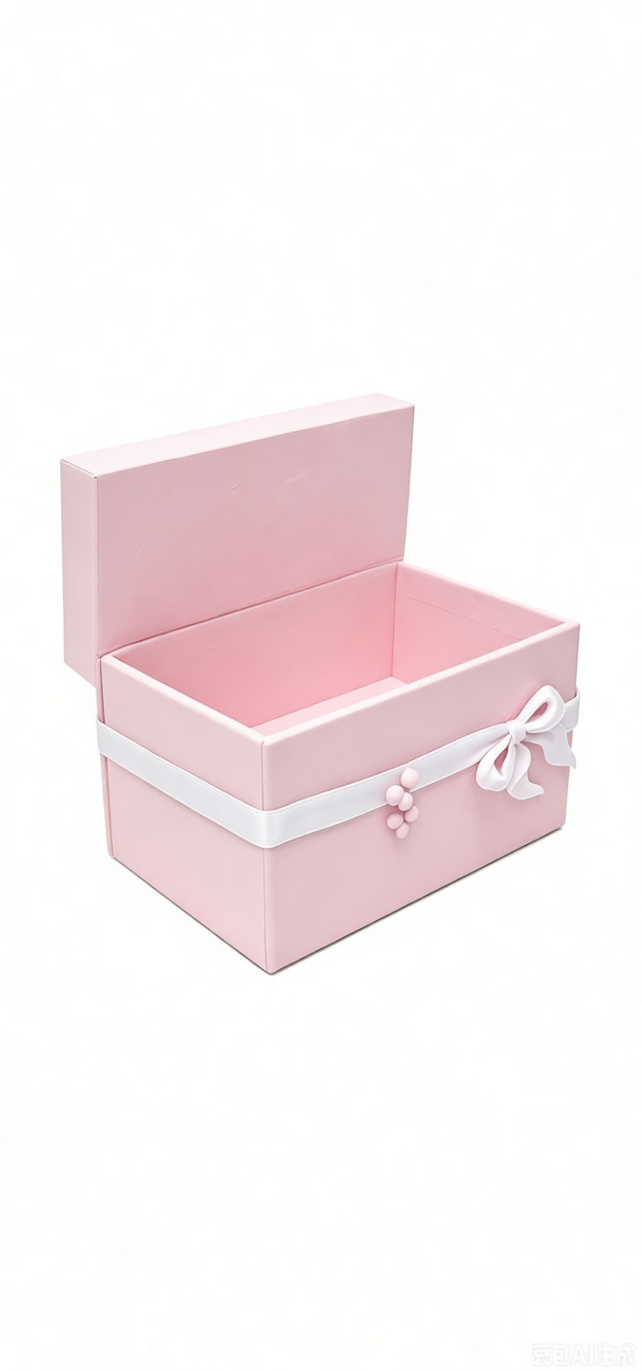 Pink Gift Box Model free 3D printable STL