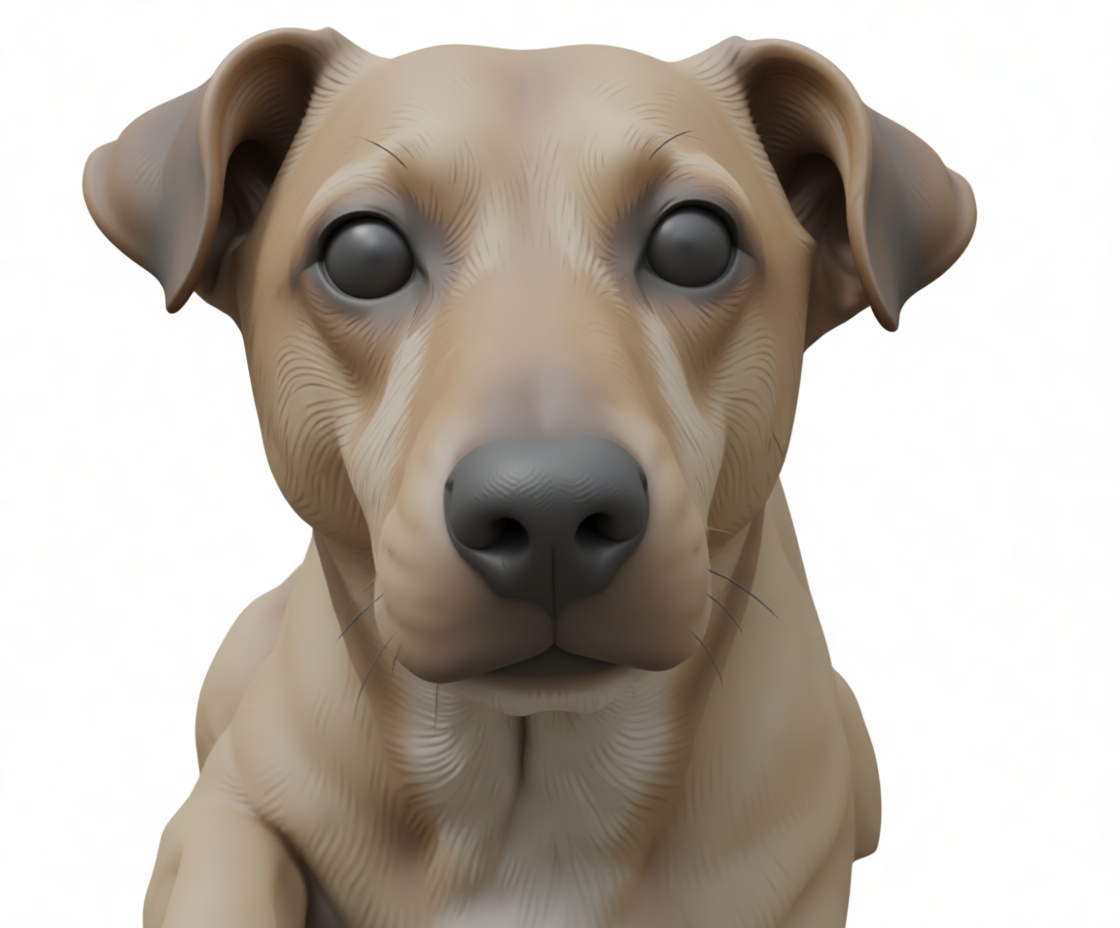 Labrador Retriever Puppy Figurine free 3D printable STL