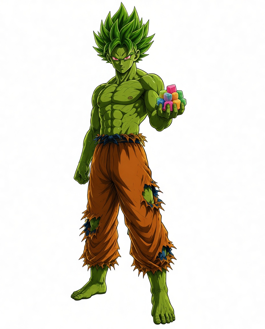 Broly Dragon Ball Figurine free 3D printable STL