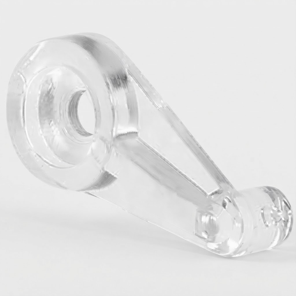 Clear Plastic Lever Arm free 3D printable STL