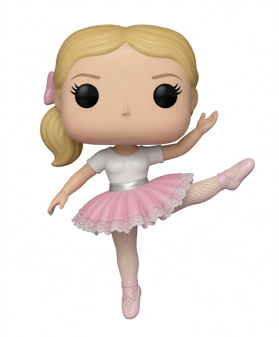 Ballerina Funko Pop Figurine free 3D printable STL