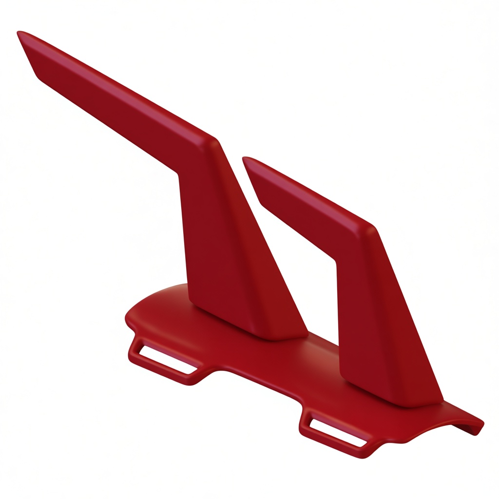 Red Car Roof Spoiler free 3D printable STL